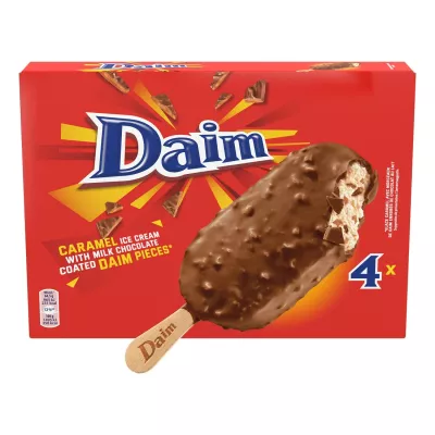258g Daim Batonnets Caramel X4