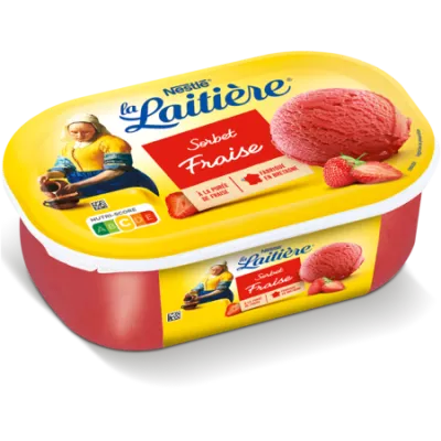 Sorbet Fraise 558g - LA LAITIERE
