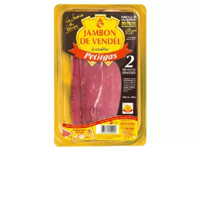 Jambon Vendée à poêler, 180g - PETITGAS