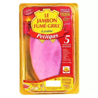 Grilled Smoked Ham 5tr Thick.500g