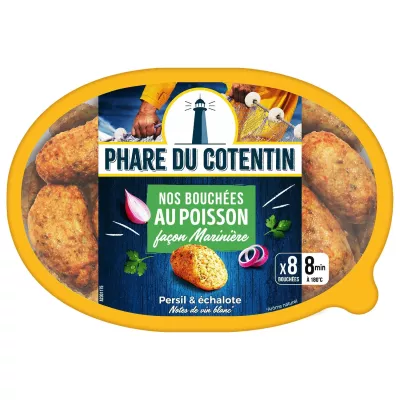 Bouchées Au Poisson Façon Marinière 120g - Phare Du Cotentin