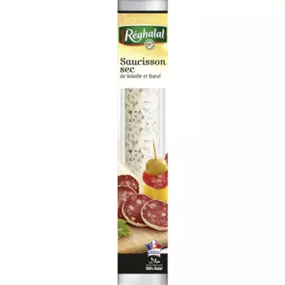Saucisson Sec Volaille/Buf, 170g - RÉGHALAL