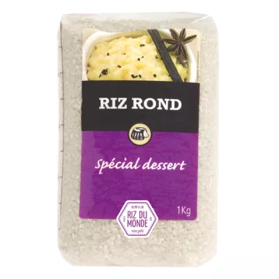 Riz Rond Blanc 1kg - RIZ DU MONDE