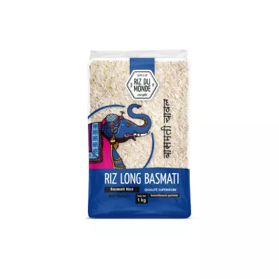 Mchele mrefu Basmati Tembo 1kg - RIZ DU MONDE