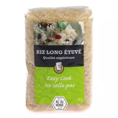 Indica parboiled rice 1kg - RIZ DU MONDE