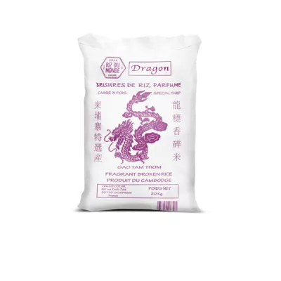 Gebroken rijst gebroken rijst 3 keer 20 kg - RIZ DU MONDE