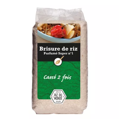 Thai Super N ° 1 Geurige rijst gebroken 2 keer 1 kg - RIZ DU MONDE
