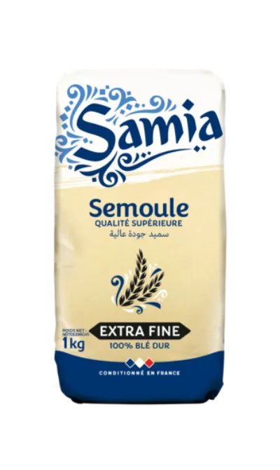 Extra Fine Wheat Semolina 1kg - SAMIA