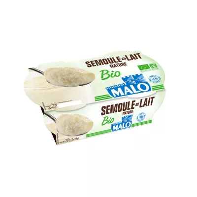 Semoule Nature Bio 2x140g - MALO