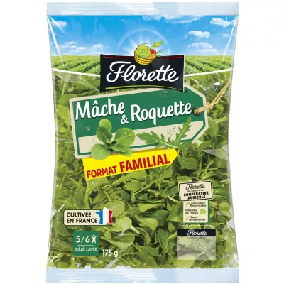 Salada de alface de cordeiro e rúcula 175G - FLORETTE