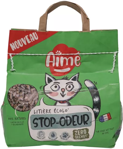 पारिस्थितिक बिल्ली कूड़े 5 किलो - AIME
