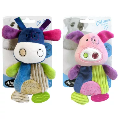 Мини-корова плюшевая игрушка 16см