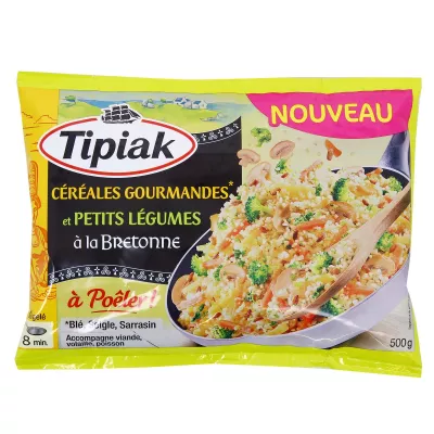 Céréales & petits légumes à la bretonne 500g - TIPIAK