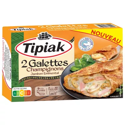 2x125g Galette Champiñón Jambon - TIPIAK