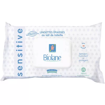 Lingettes épaisses X72 - BIOLANE
