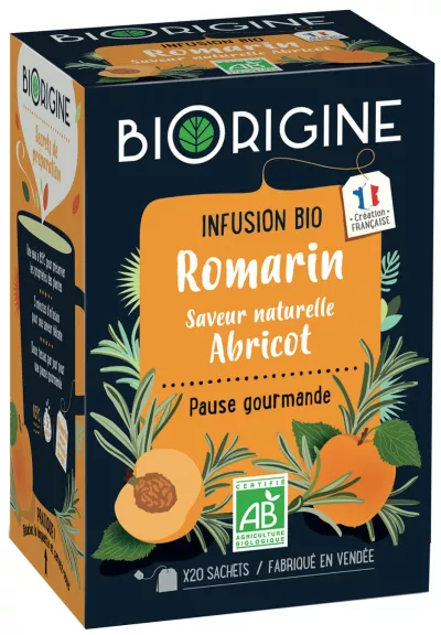 Inf.romarin Abricot Bio 28g