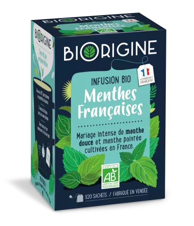 Biologische Franse muntinfusie, 50 g, BioRIGINE