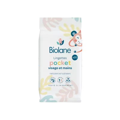 X20 आसान पॉकेट फेस और हैंड्स वाइप्स - BIOLANCE