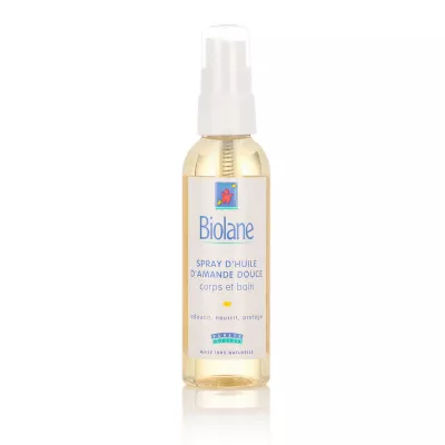 Zoete amandelolie lichaam- en badspray 75ml - BioLANE