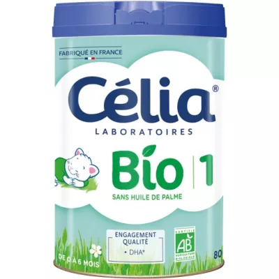 Lait en poudre 1er âge BIO 800g - CÉLIA LABORATOIRES