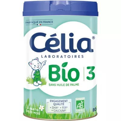 Lait en poudre 3ème âge BIO 800g - CÉLIA LABORATOIRES