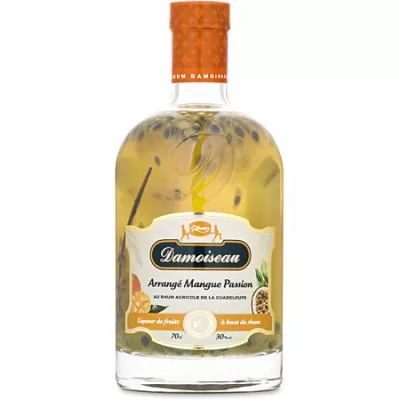 Bebida preparada a base de ron Mango Passion, 30°, botella 70cl, DAMOISEAU