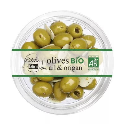 Olive Bio Ail Et Origan - L'ATELIER BLINI