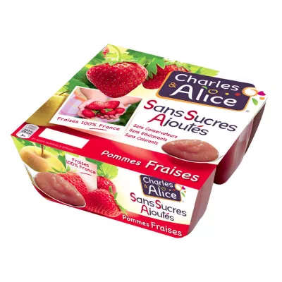 C & A Apple Strawberry 4x100g 0g