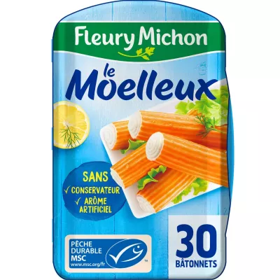 Bâtonnets De Surimi Le Moelleux Msc 500g - Fleury Michon