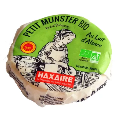Petit Münster Bio aop 26% 220g - HAXAIRE