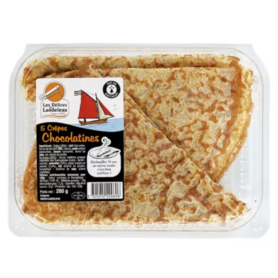Crepe Chocolatine X5 280g - CREPE GALETTE QUIMPER