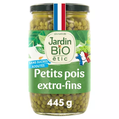 Petits Pois Extra F.660g Bio