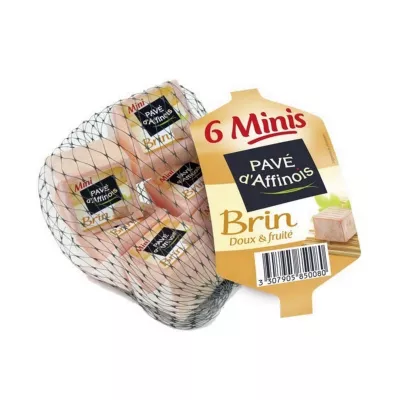 Filé de queijo 6 pavés Affinois brin & frutado 150g - PAVE D'AFFINOIS