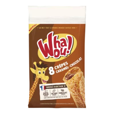 Bánh kếp caramel và sô cô la x8 - Whaou!