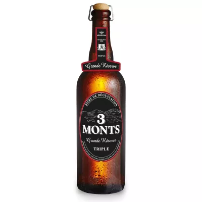 Cerveja Triplo Louro, 9,5°, 75cl - 3 MONTS
