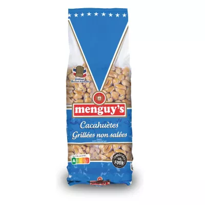 Roasted Unsalted Peanuts 410g - Menguy's