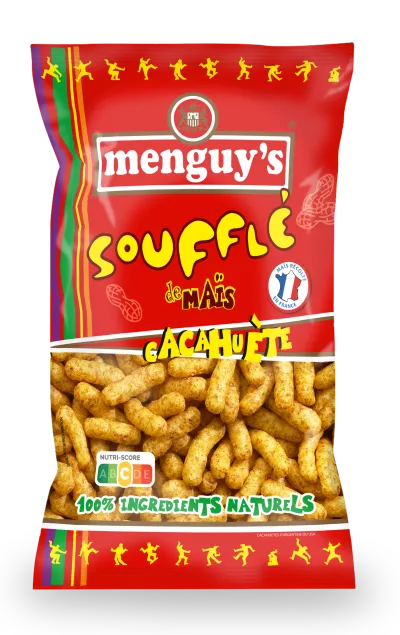 Peanut corn puff, 250g - MENGUY'S