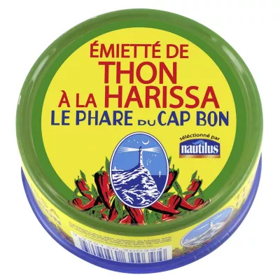 Flaked tuna with harissa 162g - LE PHARE DU CAP BON