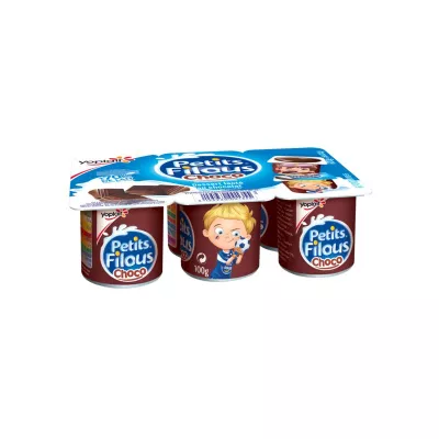 Yaourt Ptit Filou Choco 6x100g - YOPLAIT