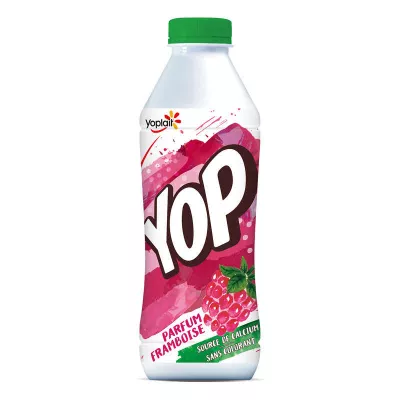 Raspberry ladha ya kunywa mtindi 825g - YOP