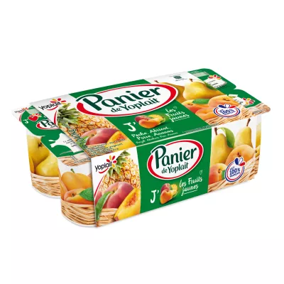 Basket 130g X 8 Yellow Fruits