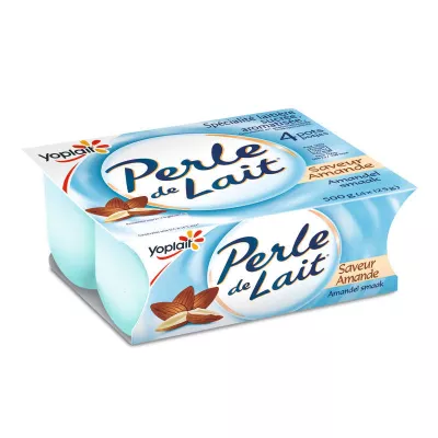 Perle De Lait Arome Amande 4x1