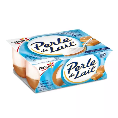 कारमेल बेड 4x125g दूध पर्ल पर दही का स्वाद -  Yoplait