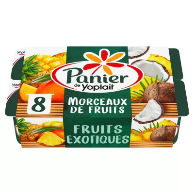 Mand voor exotisch fruit van 125 g x 8 stuks