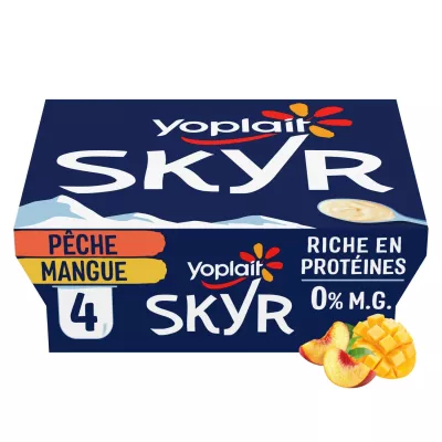 4x100g Skyr Đào Mang Yoplait