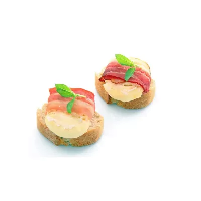 Croque Chevre Lardons X2 280g