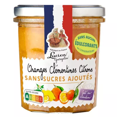 Zubereitung 3 Zitrusfrüchte (Orange, Clementine und Zitrone) Ssa 320g - LUCIEN GEORGELIN
