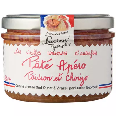 Chorizo ​​và Peppers Aperitif 220g - LUCIEN GEORGELIN