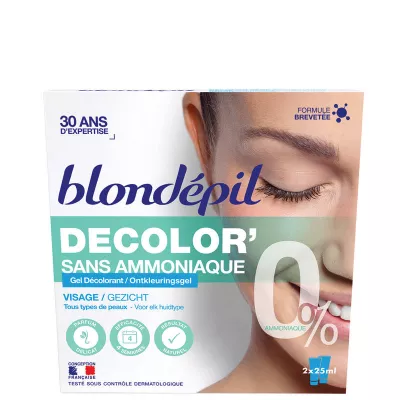 S/amonia inayoonyesha gel, uso wa 2x25ml - BLONDEPIL