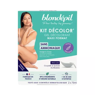 Kuweka gel bila amonia na mwili 2x75ml - BLONDEPIL